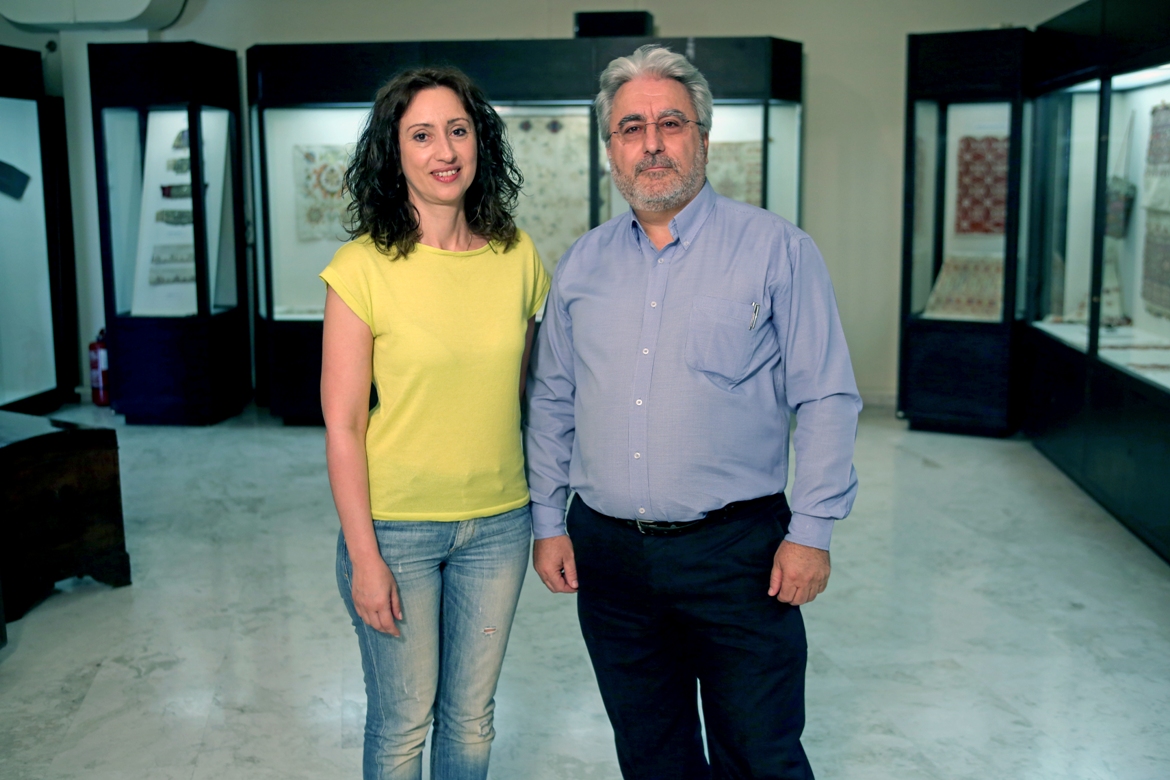 Με την αρχαιολόγο και υπεύθυνη του Λαογραφικού Μουσείου Κορίνθου Μαρία Μέξια